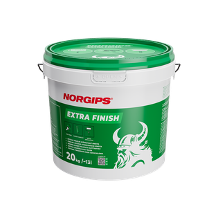 Norgips ExtraFinish 20kg Export OK small.png, Výrobky NORGIPS v nových obalech!