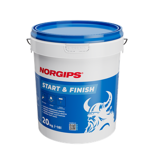 Norgips StartandFinish 20kg Export 1 OK small.png, Výrobky NORGIPS v nových obalech!